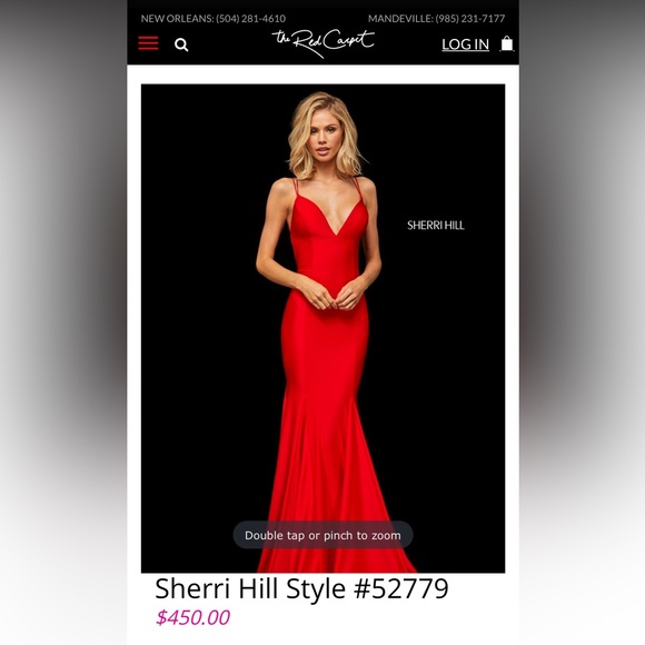 Sherri Hill, only worn once. - Picture 4 of 6